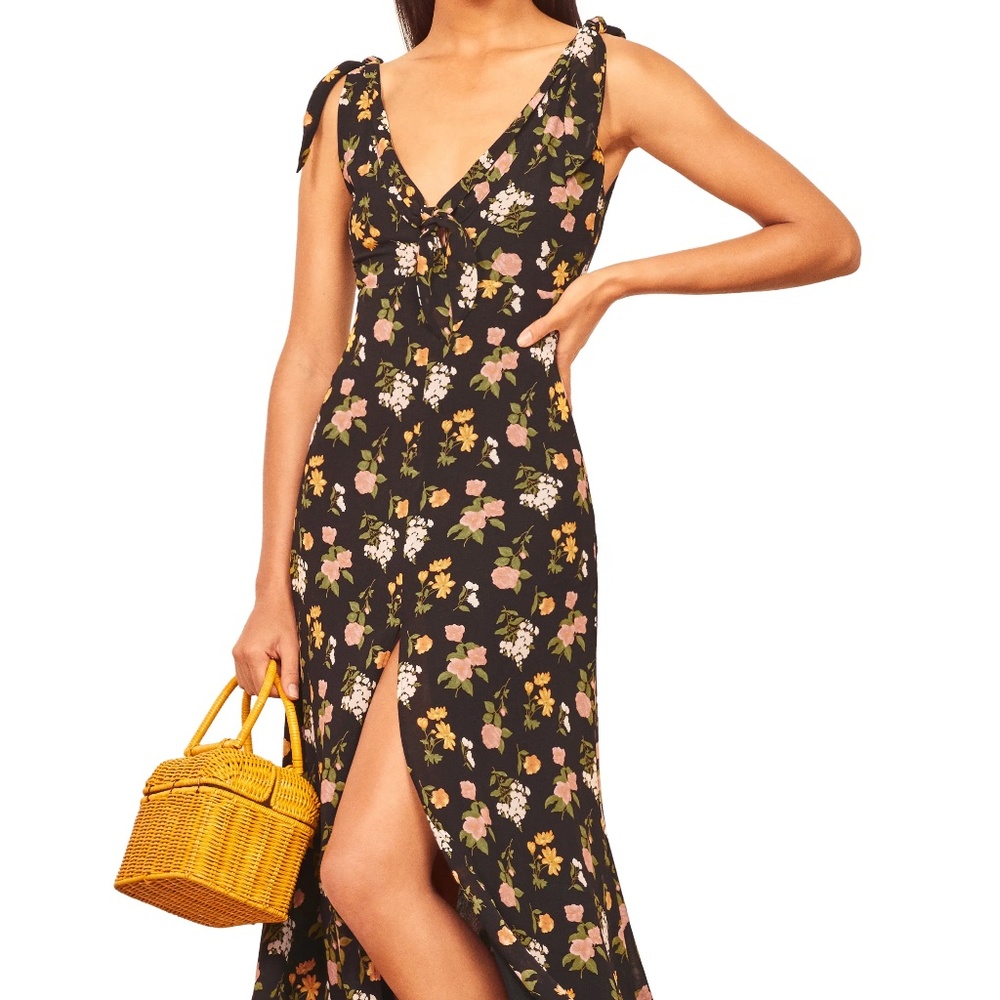 NWT REFORMATION Harper Floral Midi dress